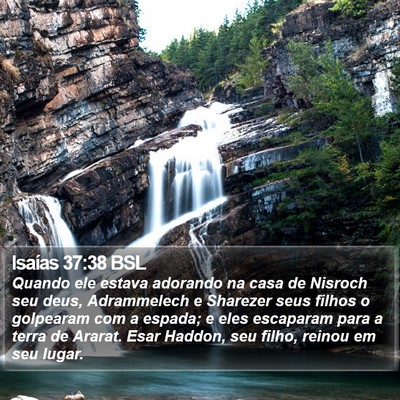 Isaías 37:38 BSL Bible Verse Image