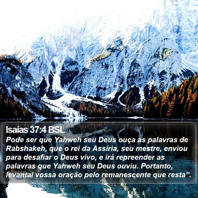 Isaías 37:4 BSL Bible Verse Image