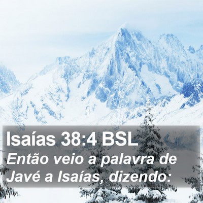 Isaías 38:4 BSL Bible Verse Image