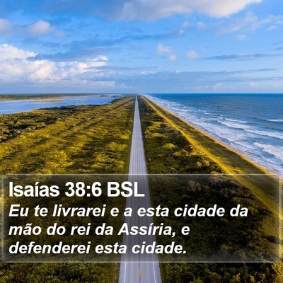 Isaías 38:6 BSL Bible Verse Image