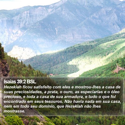 Isaías 39:2 BSL Bible Verse Image