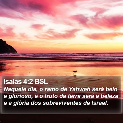 Isaías 4:2 BSL Bible Verse Image