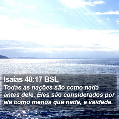 Isaías 40:17 BSL Bible Verse Image