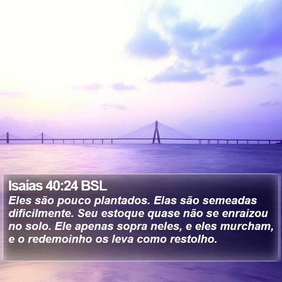 Isaías 40:24 BSL Bible Verse Image