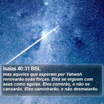 Isaías 40:31 BSL Bible Verse Image
