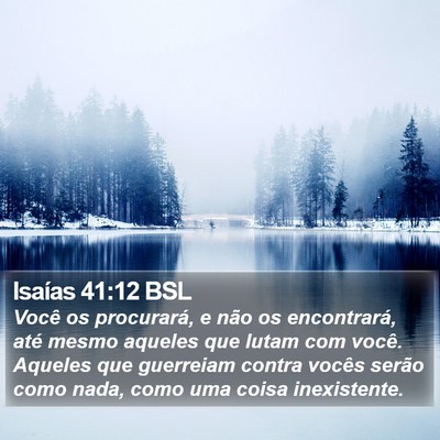 Isaías 41:12 BSL Bible Verse Image