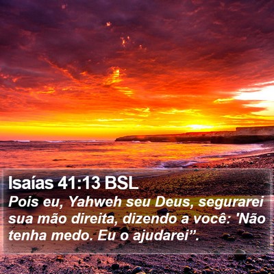 Isaías 41:13 BSL Bible Verse Image