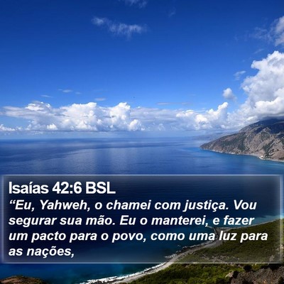 Isaías 42:6 BSL Bible Verse Image