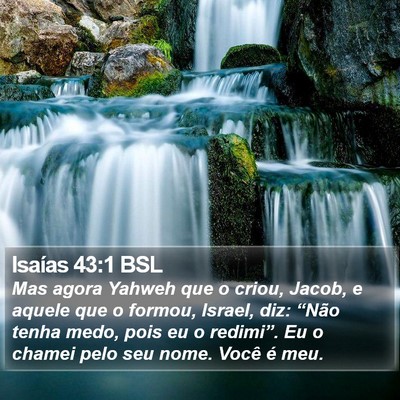 Isaías 43:1 BSL Bible Verse Image