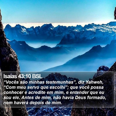 Isaías 43:10 BSL Bible Verse Image