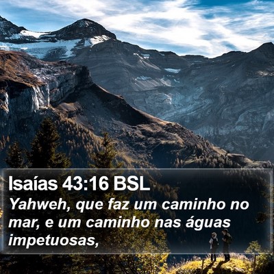 Isaías 43:16 BSL Bible Verse Image
