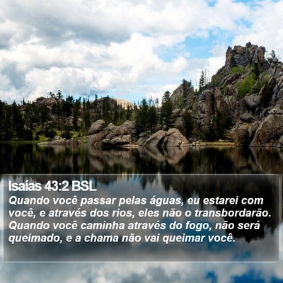 Isaías 43:2 BSL Bible Verse Image
