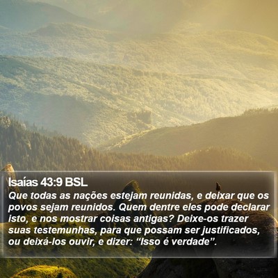 Isaías 43:9 BSL Bible Verse Image