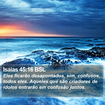 Isaías 45:16 BSL Bible Verse Image