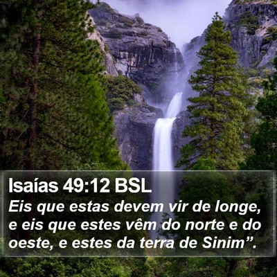 Isaías 49:12 BSL Bible Verse Image
