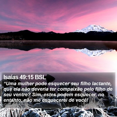 Isaías 49:15 BSL Bible Verse Image
