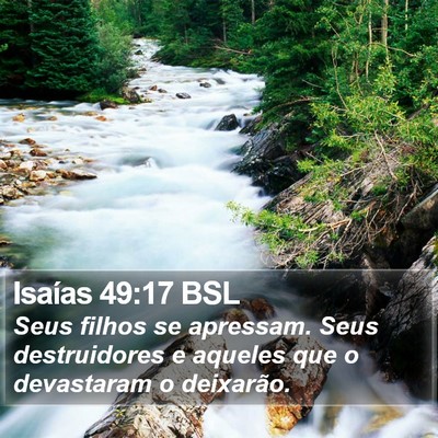 Isaías 49:17 BSL Bible Verse Image
