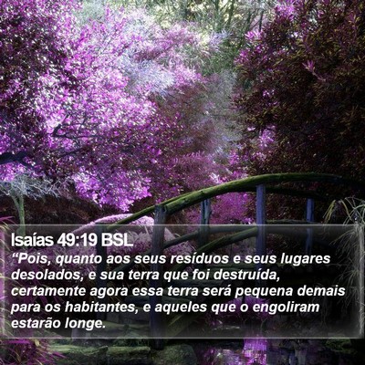 Isaías 49:19 BSL Bible Verse Image