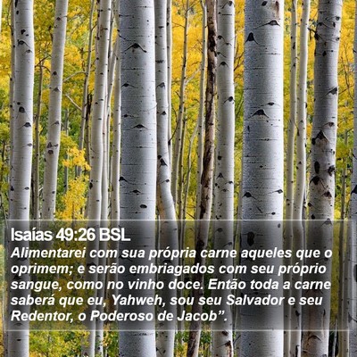 Isaías 49:26 BSL Bible Verse Image