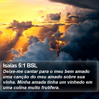 Isaías 5:1 BSL Bible Verse Image