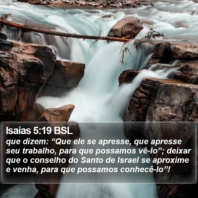 Isaías 5:19 BSL Bible Verse Image