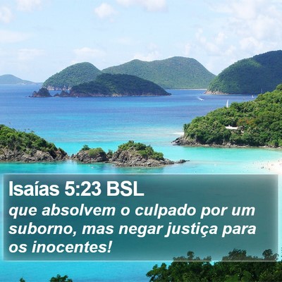 Isaías 5:23 BSL Bible Verse Image