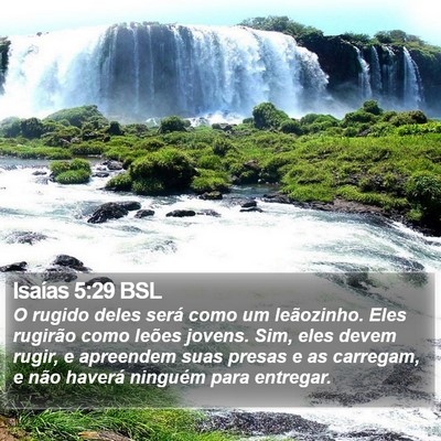 Isaías 5:29 BSL Bible Verse Image