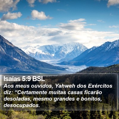Isaías 5:9 BSL Bible Verse Image