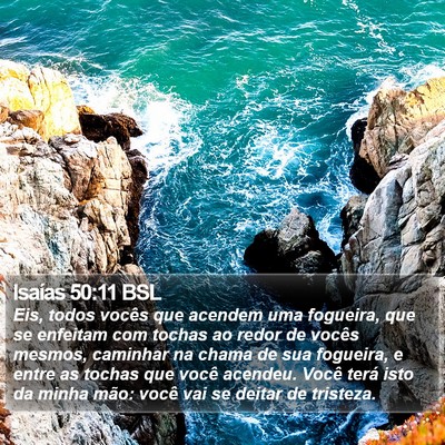 Isaías 50:11 BSL Bible Verse Image