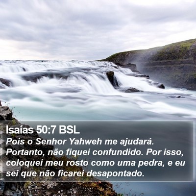 Isaías 50:7 BSL Bible Verse Image