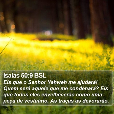 Isaías 50:9 BSL Bible Verse Image