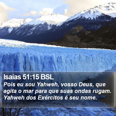 Isaías 51:15 BSL Bible Verse Image