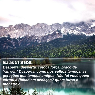 Isaías 51:9 BSL Bible Verse Image