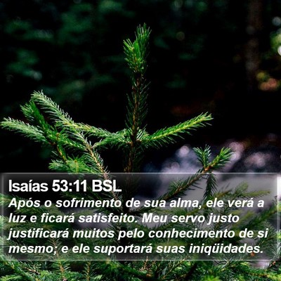 Isaías 53:11 BSL Bible Verse Image
