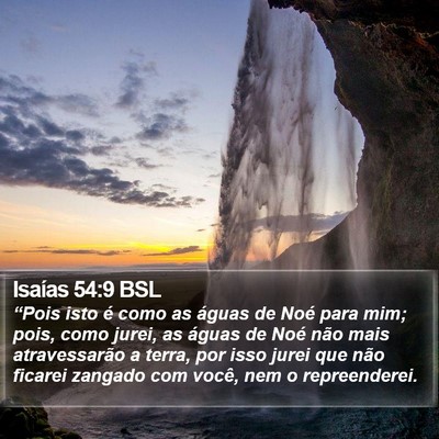 Isaías 54:9 BSL Bible Verse Image