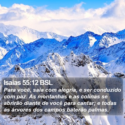 Isaías 55:12 BSL Bible Verse Image