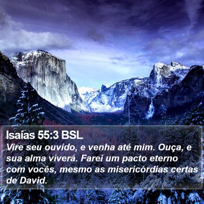 Isaías 55:3 BSL Bible Verse Image
