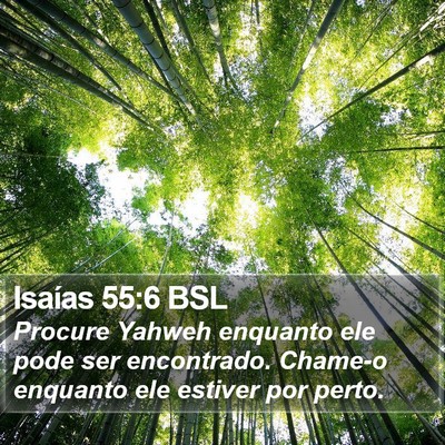 Isaías 55:6 BSL Bible Verse Image