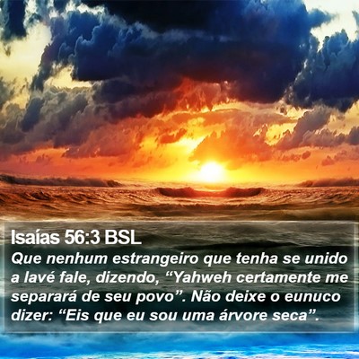 Isaías 56:3 BSL Bible Verse Image