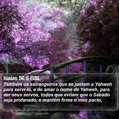 Isaías 56:6 BSL Bible Verse Image