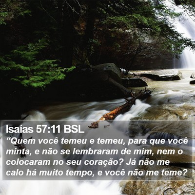 Isaías 57:11 BSL Bible Verse Image
