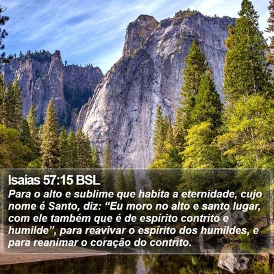 Isaías 57:15 BSL Bible Verse Image