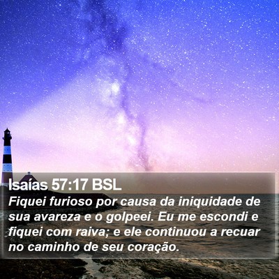 Isaías 57:17 BSL Bible Verse Image