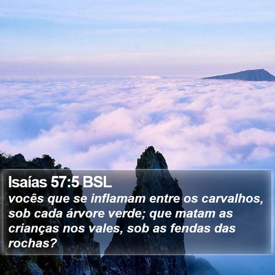 Isaías 57:5 BSL Bible Verse Image