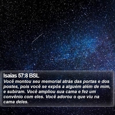 Isaías 57:8 BSL Bible Verse Image