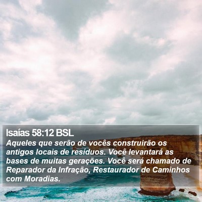 Isaías 58:12 BSL Bible Verse Image