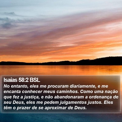 Isaías 58:2 BSL Bible Verse Image