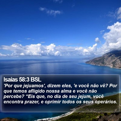 Isaías 58:3 BSL Bible Verse Image