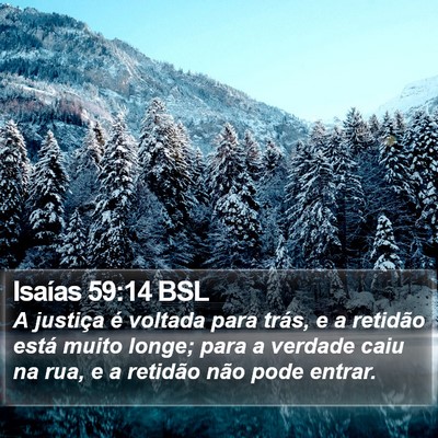 Isaías 59:14 BSL Bible Verse Image