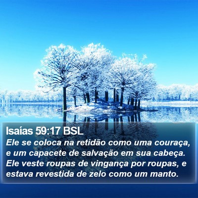 Isaías 59:17 BSL Bible Verse Image